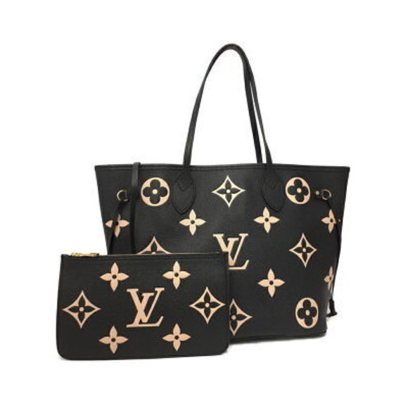 Louis Vuitton Bicolor Empreinte Neverfull Tote Bag - Picture 1 of 8